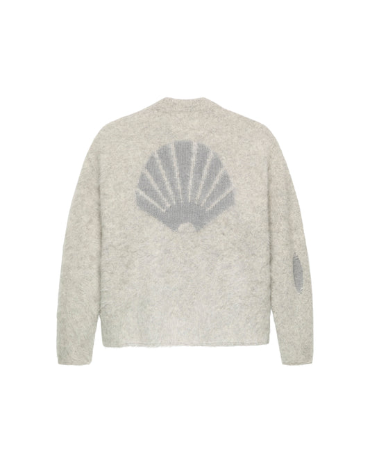 ALPACA BLEND CREWNECK GREY