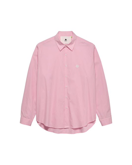 BEACH SHIRT PINK/WHITE