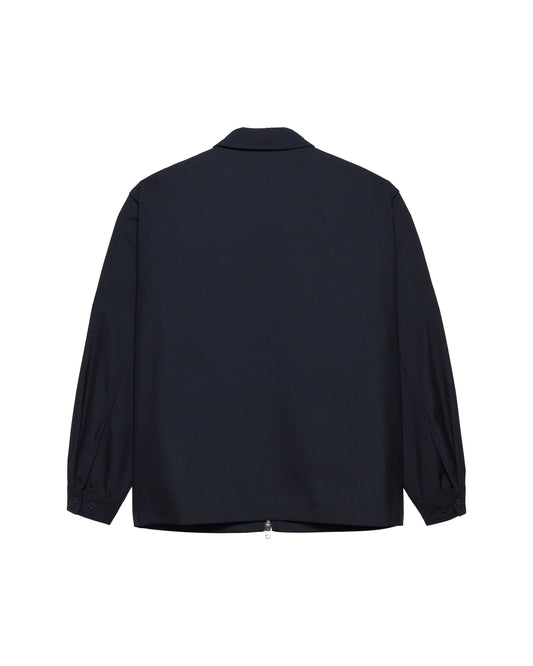 LINED WOOL OVERSHIRT NIGHT
