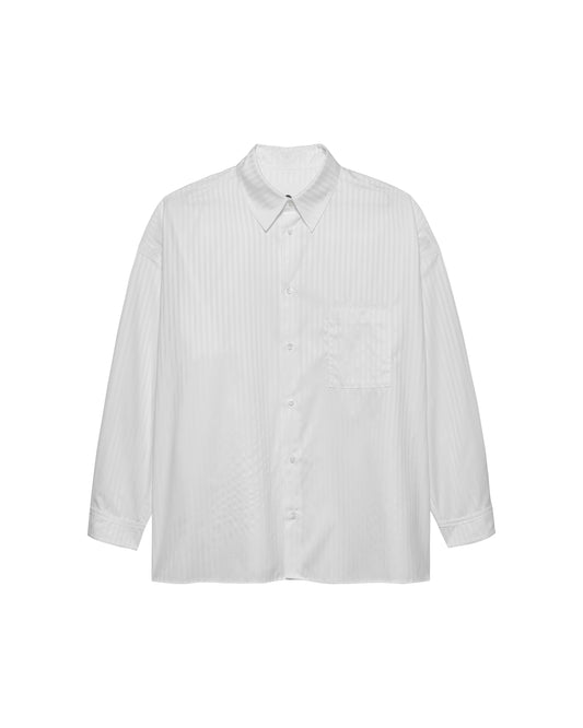 RAW EDGE FLUID SHIRT WHITE