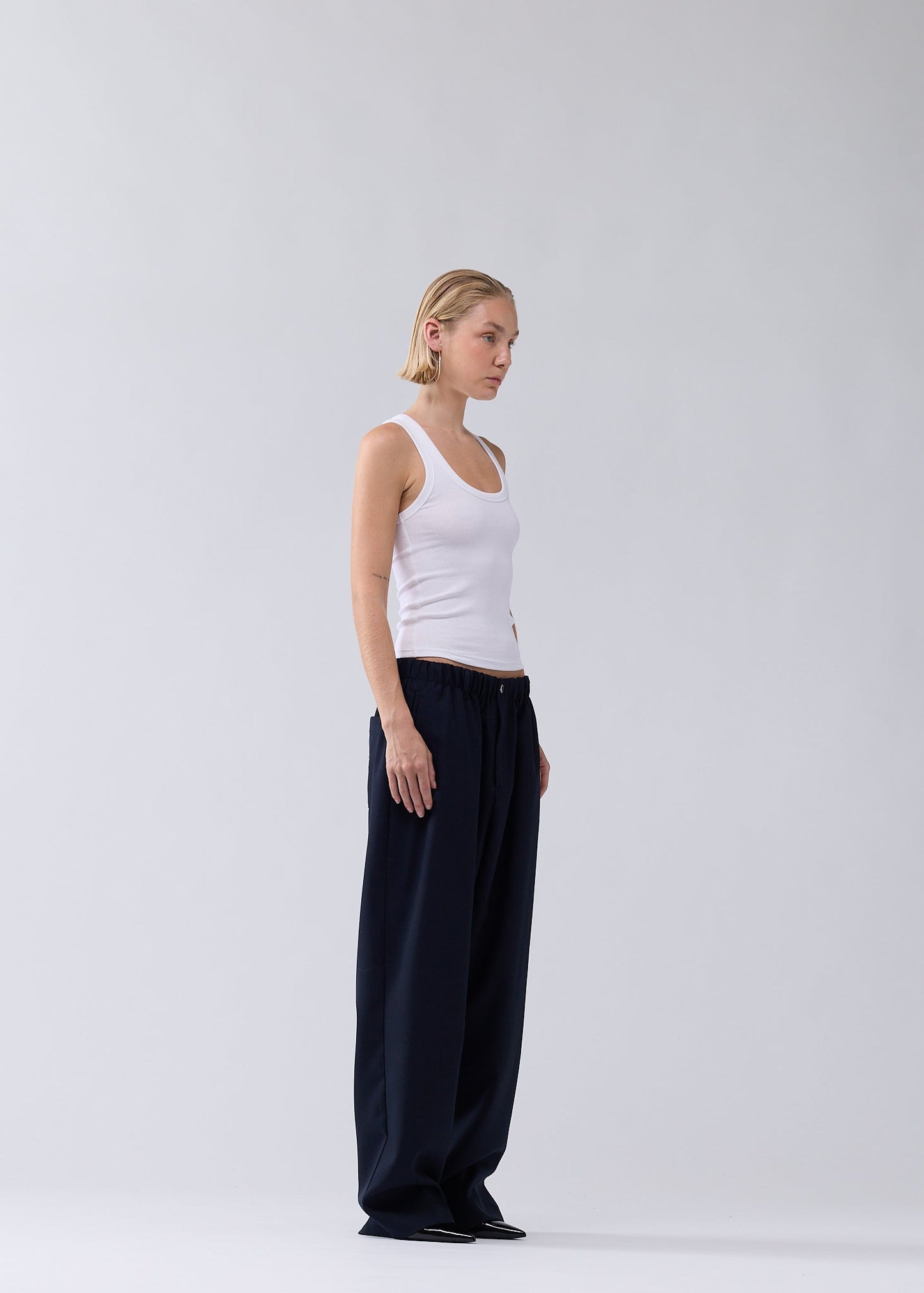 WOOL WORK TROUSERS NIGHT