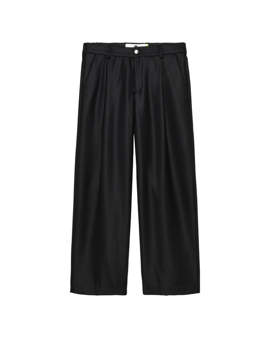 WOOL AFTER TROUSER BLACK