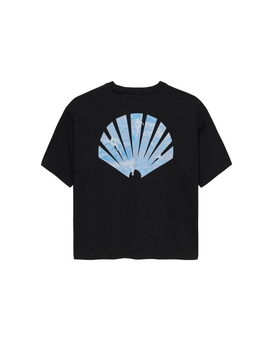 LINE UP TEE BLACK