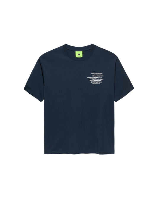 COLLAGE TEE NAVY