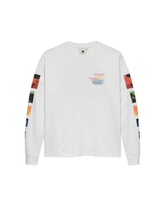 COLLAGE LONGSLEEVE WHITE