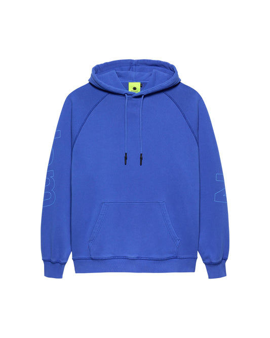 LOGO LINE HOODIE COBALT/SKY BLUE