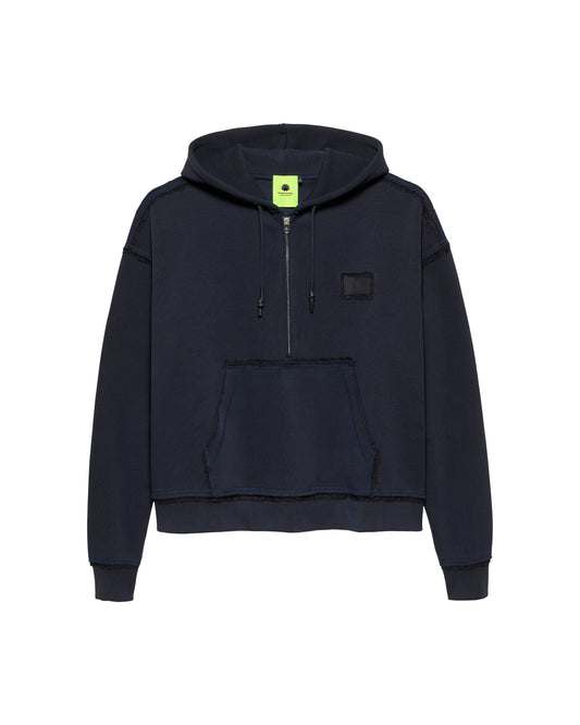 HALF ZIP HOODIE NIGHT
