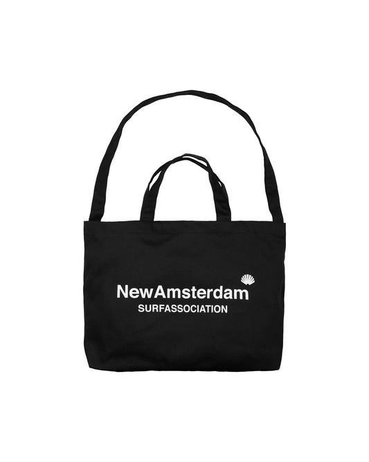 LOGO TOTE BLACK/WHITE