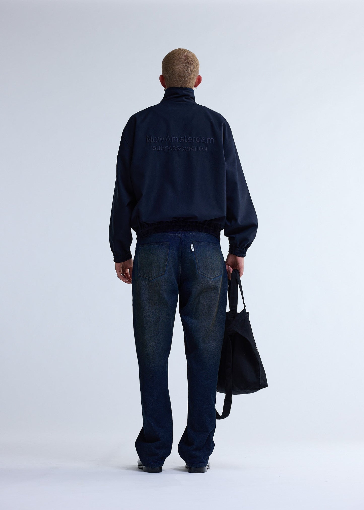 WOOL TRACK JACKET MIDNIGHT | Midnight