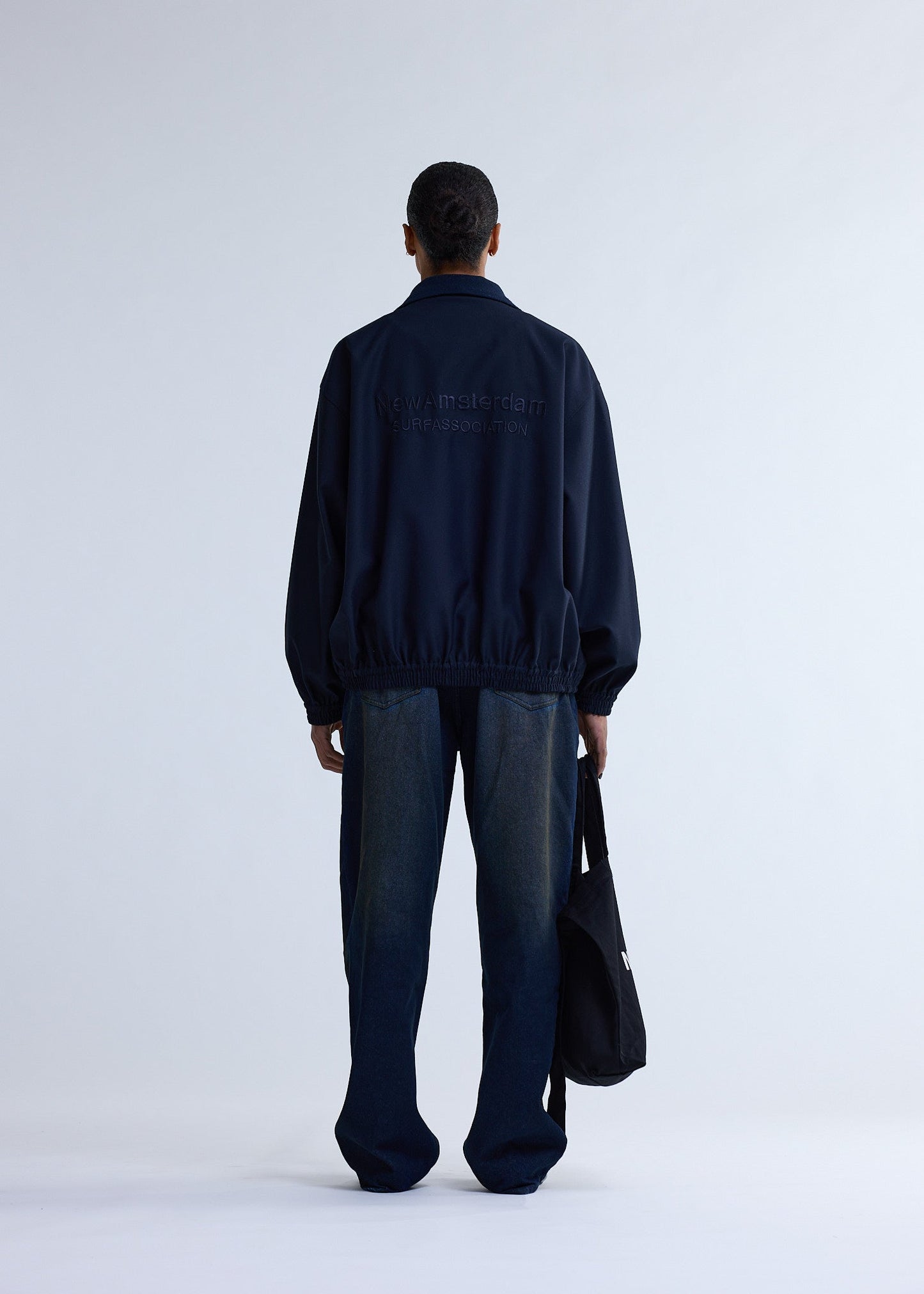 WOOL TRACK JACKET MIDNIGHT | Midnight