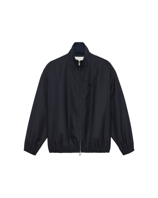 WOOL TRACK JACKET MIDNIGHT | Midnight