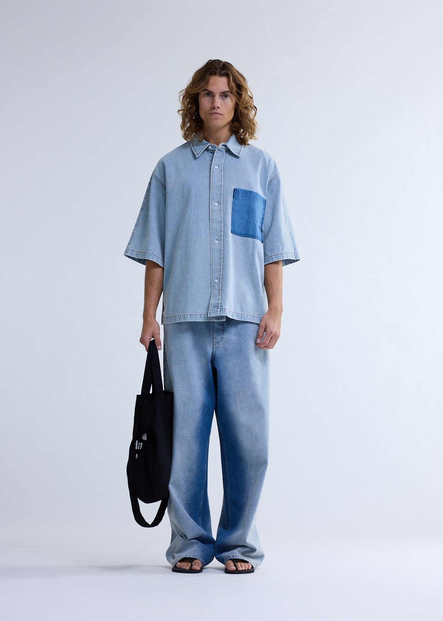 LYOCELL SHORT SLEEVES LIGHT BLUE | Light blue
