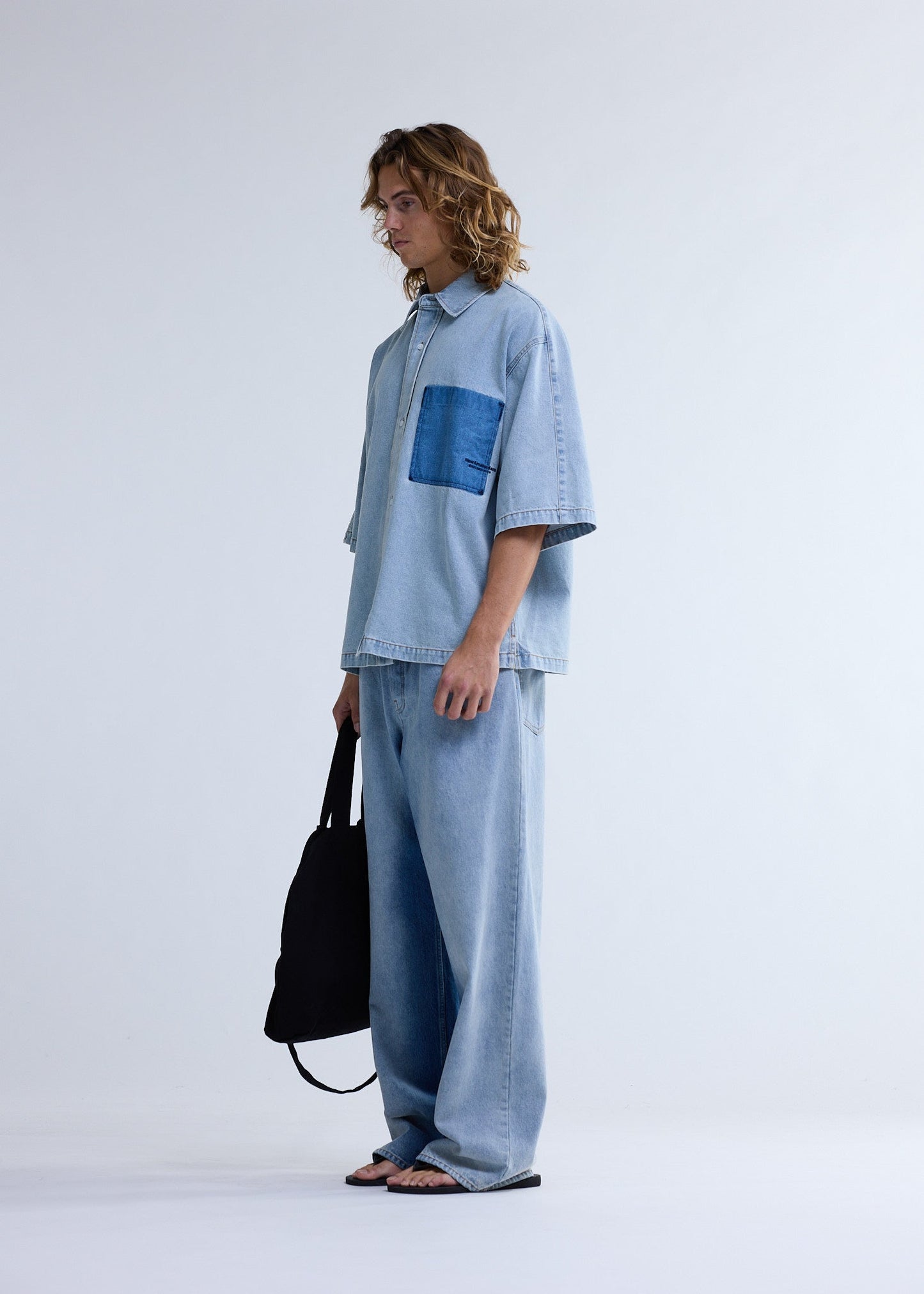 LYOCELL SHORT SLEEVES LIGHT BLUE | Light blue