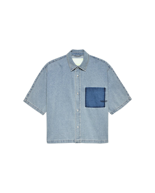 LYOCELL SHORT SLEEVES LIGHT BLUE | Light blue