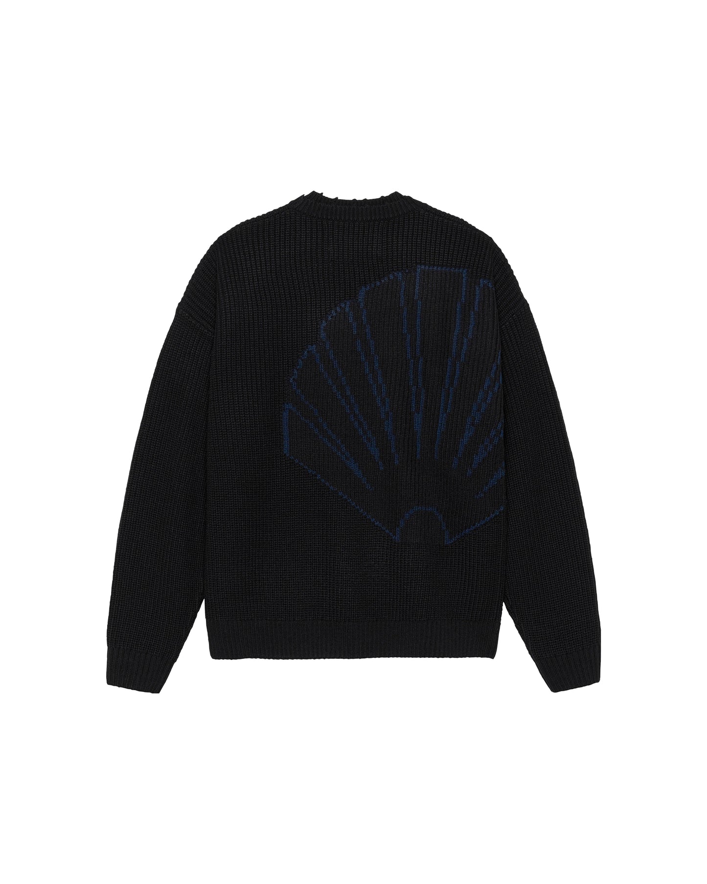 BIG LOGO CREWNECK KNIT BLACK/NIGHT | Black