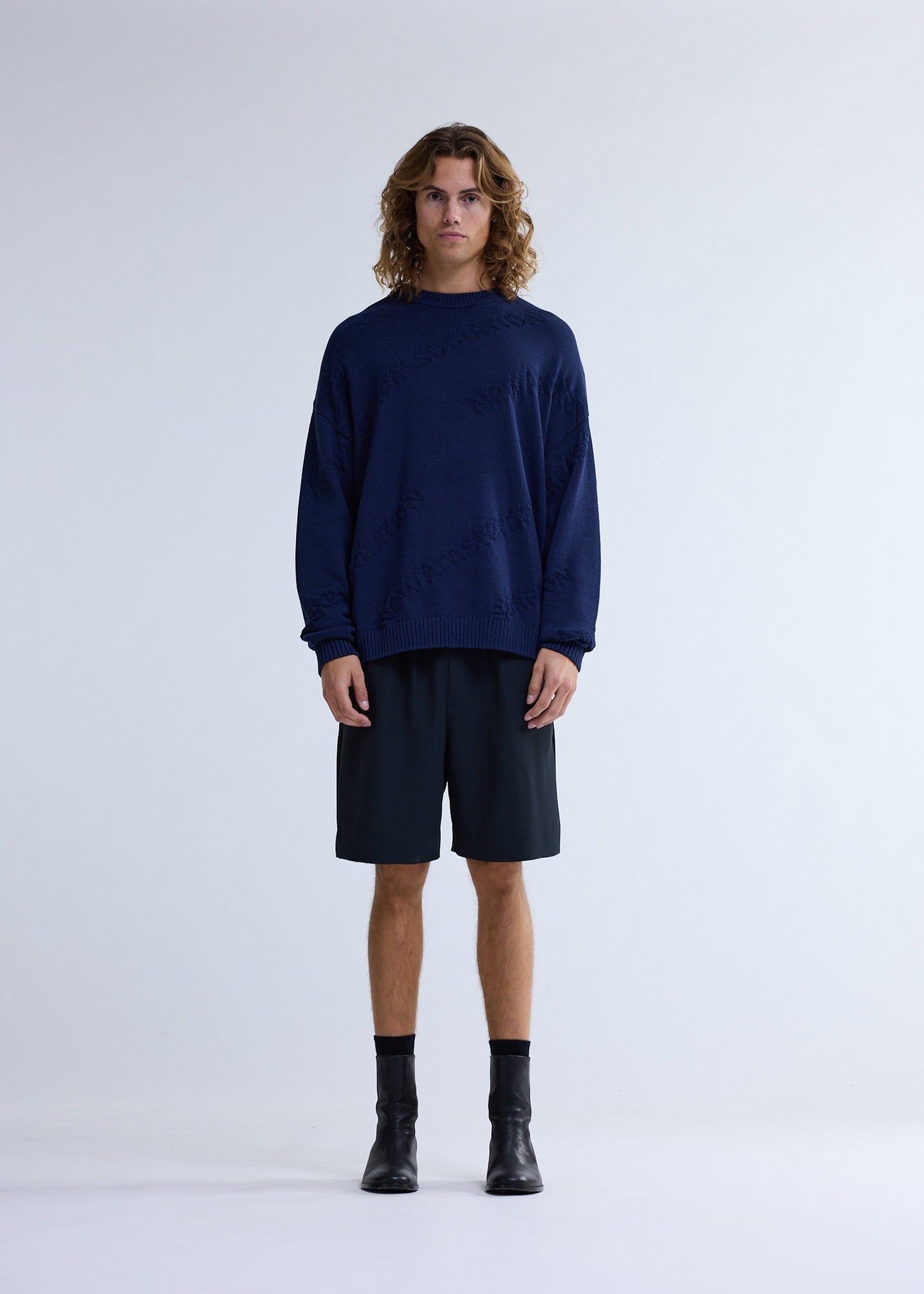 LOGO JACQUARD KNIT NIGHT | Night