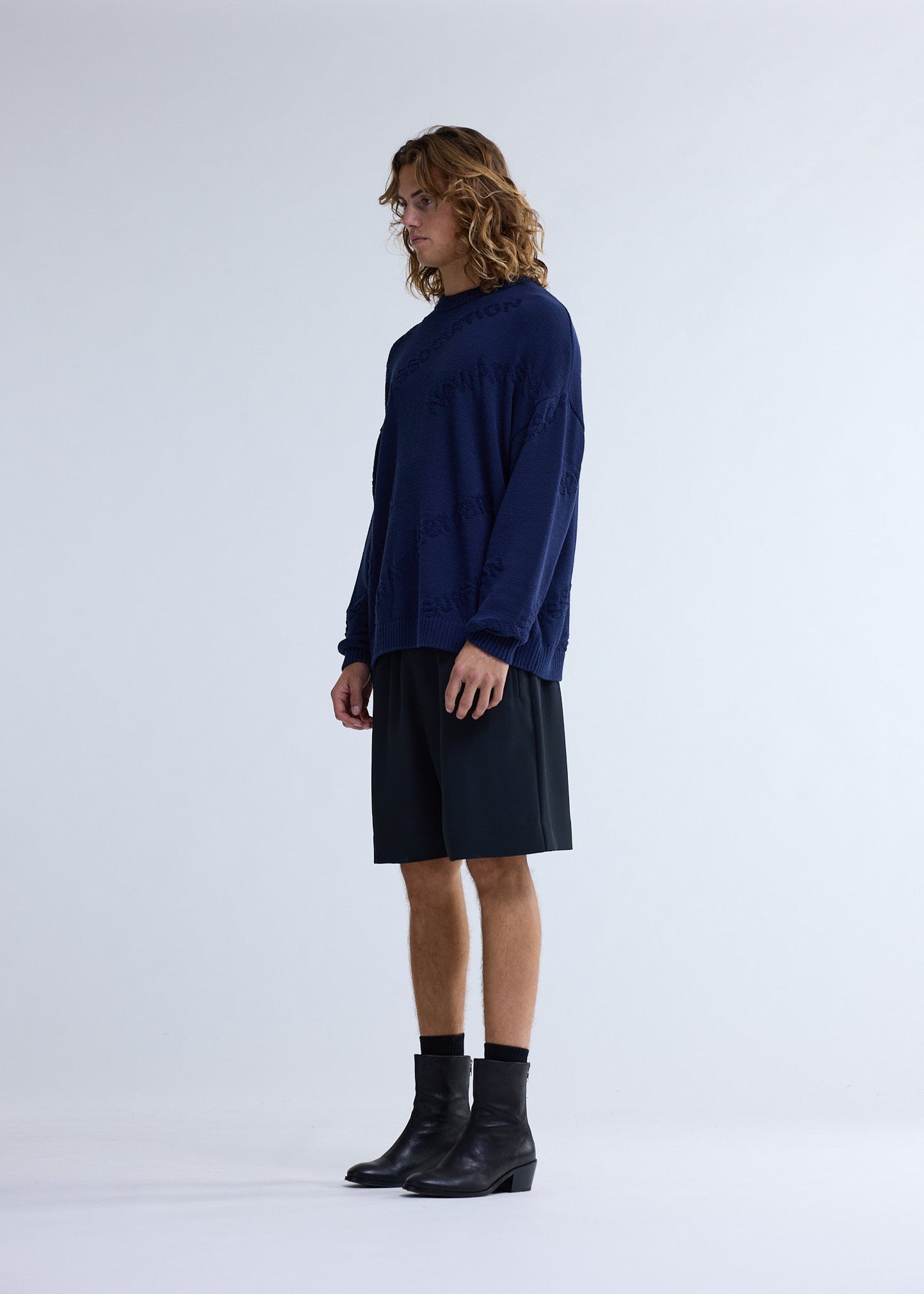 LOGO JACQUARD KNIT NIGHT | Night