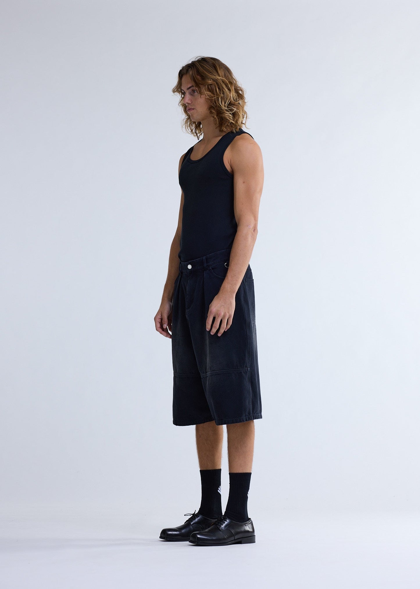 WORKER SHORTS BLACK | Black