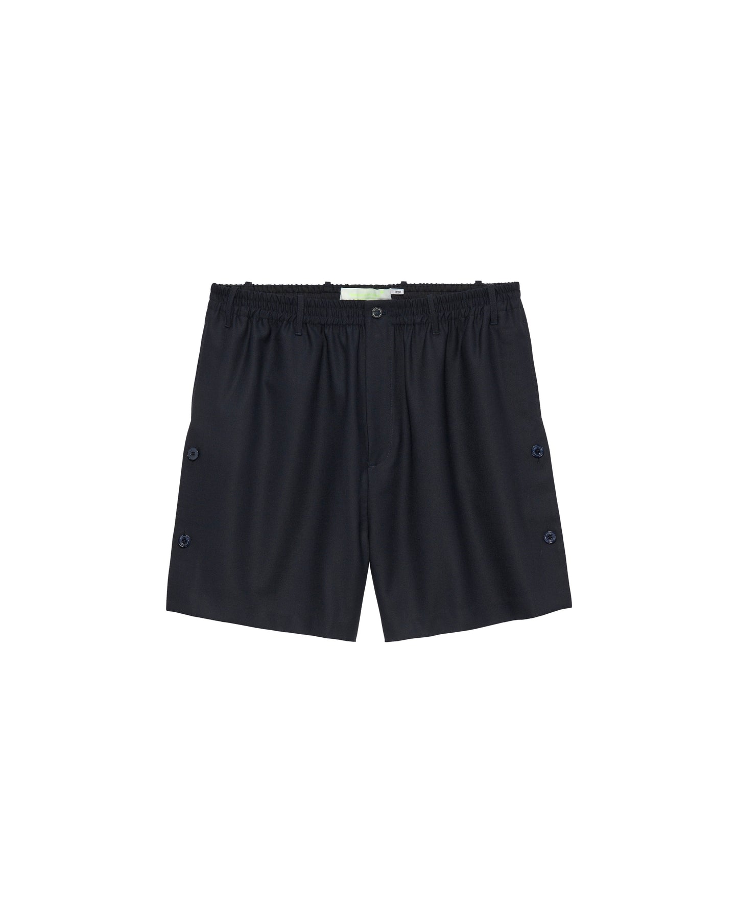 WOOL TRACK SHORTS MIDNIGHT | Midnight