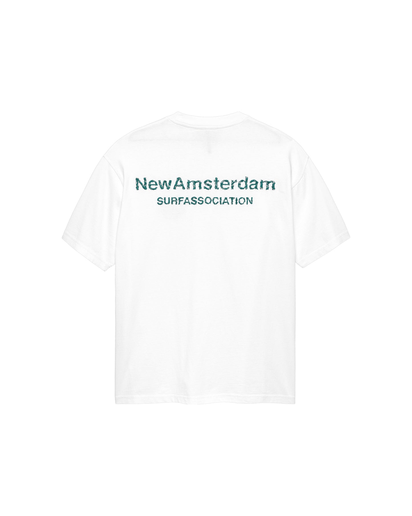 LOGO TEE + WHITE/SEA GREEN | White