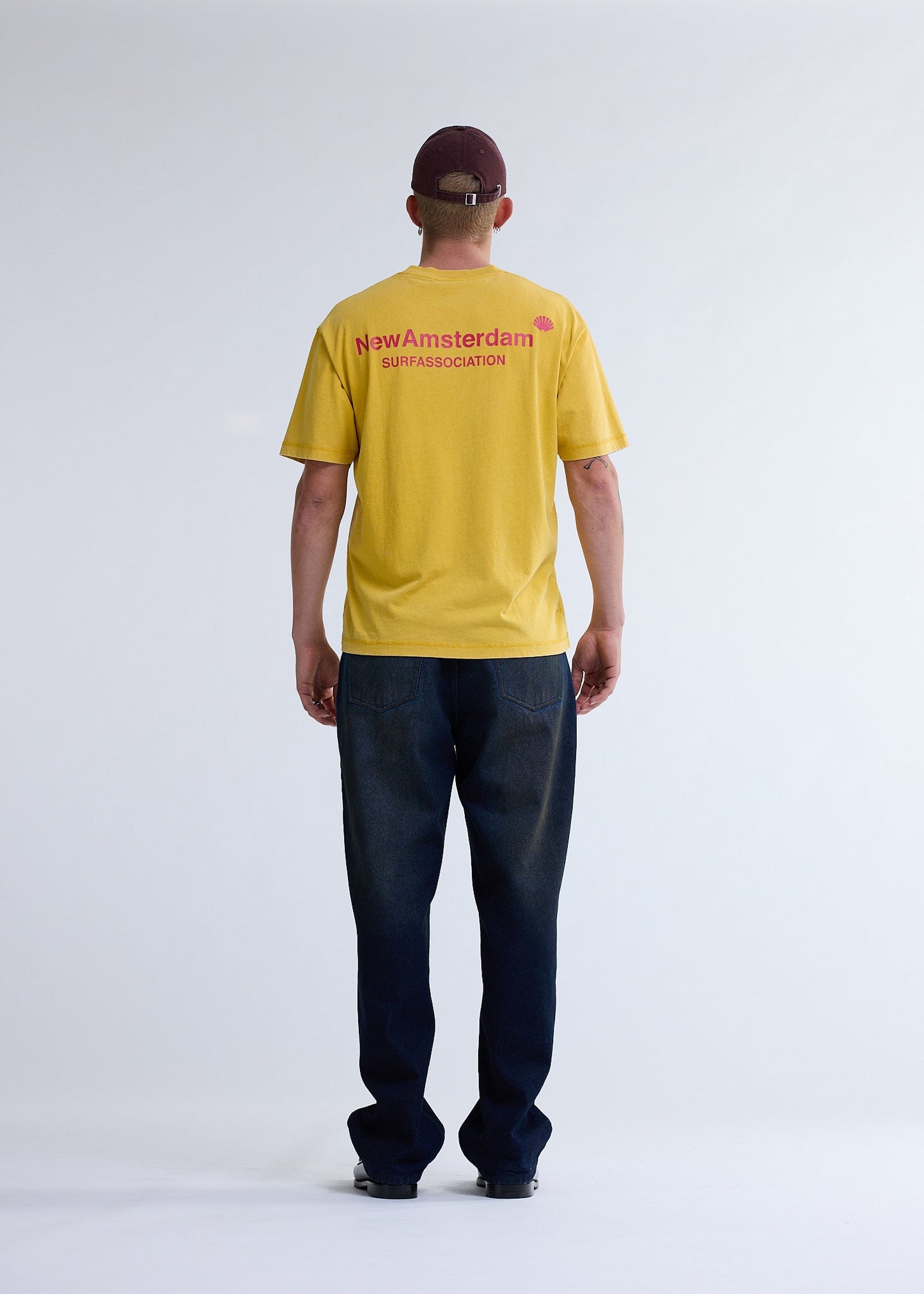 LOGO TEE SUN YELLOW/DEEP RED | Yellow