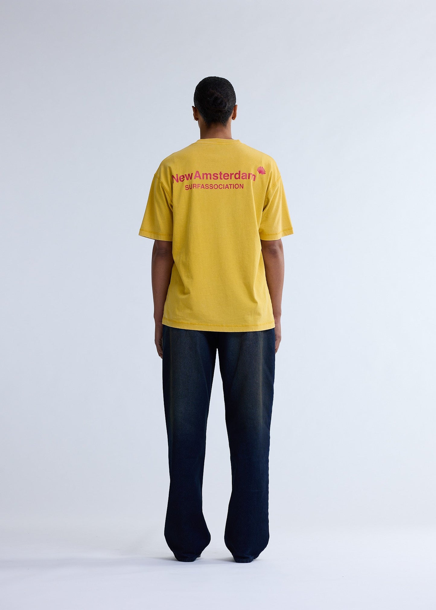 LOGO TEE SUN YELLOW/DEEP RED | Yellow