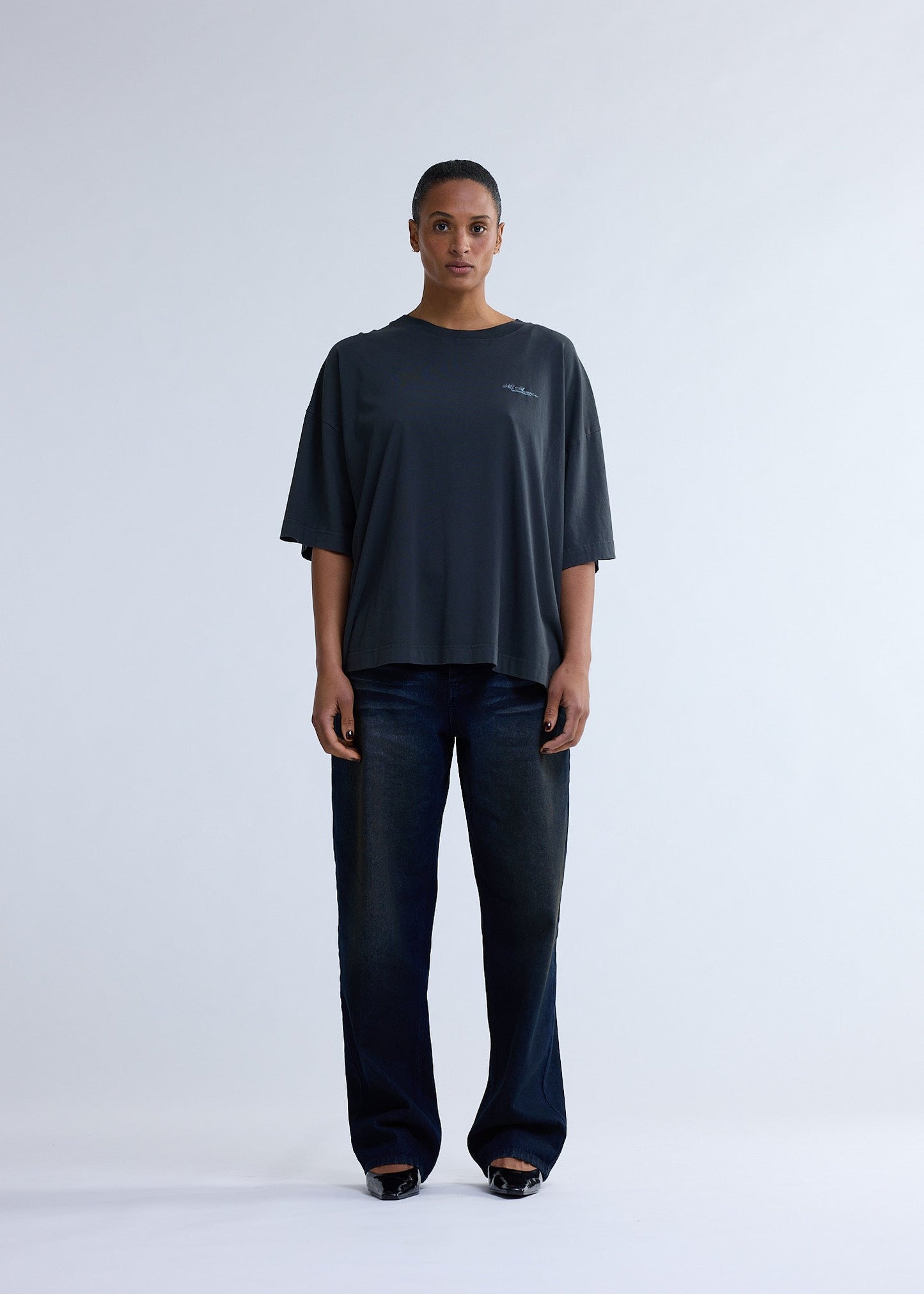 BIG LOGO TEE ANTRACITE | Anthracite
