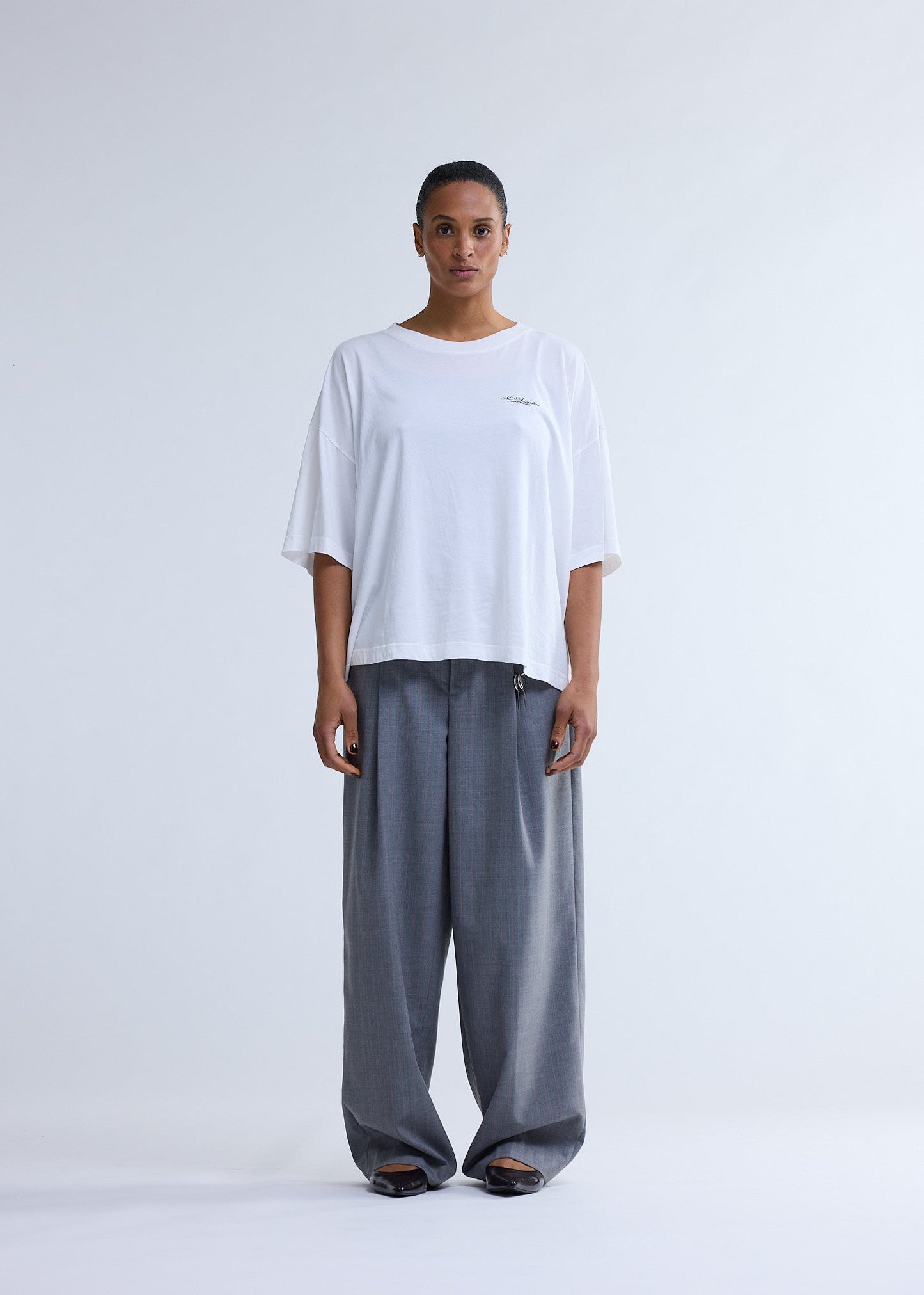 BIG LOGO TEE WASHED WHITE | Washed White