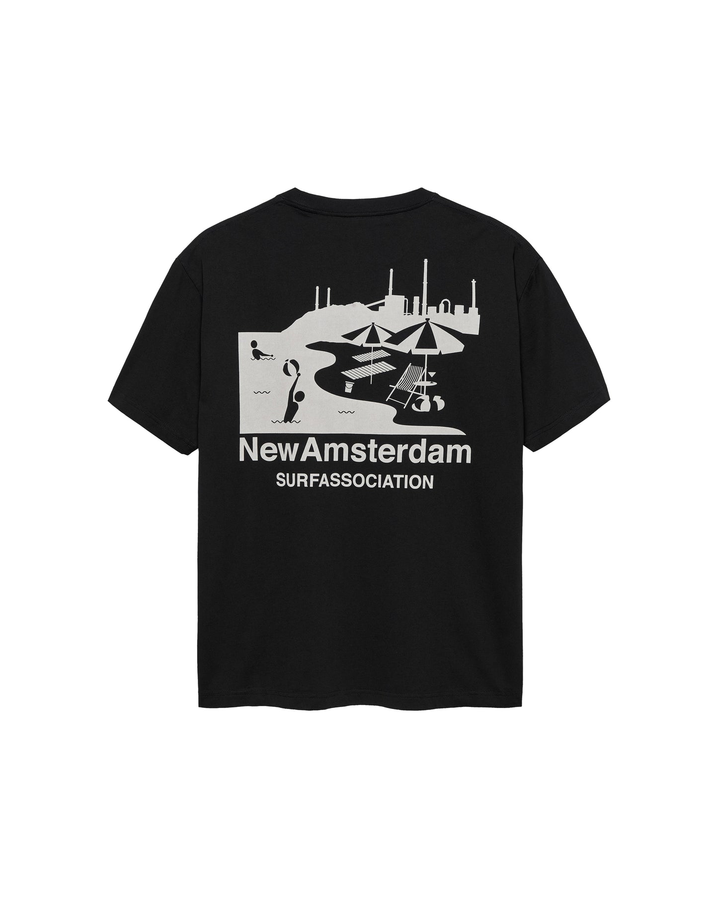 BEACH SIGN TEE BLACK | Black