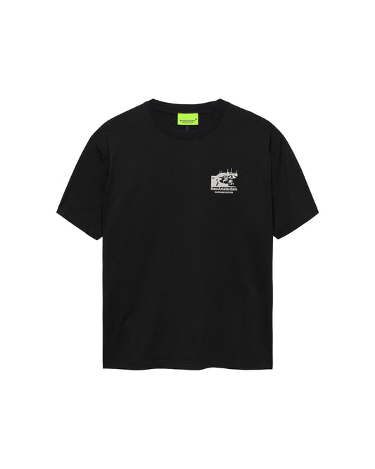 BEACH SIGN TEE BLACK | Black