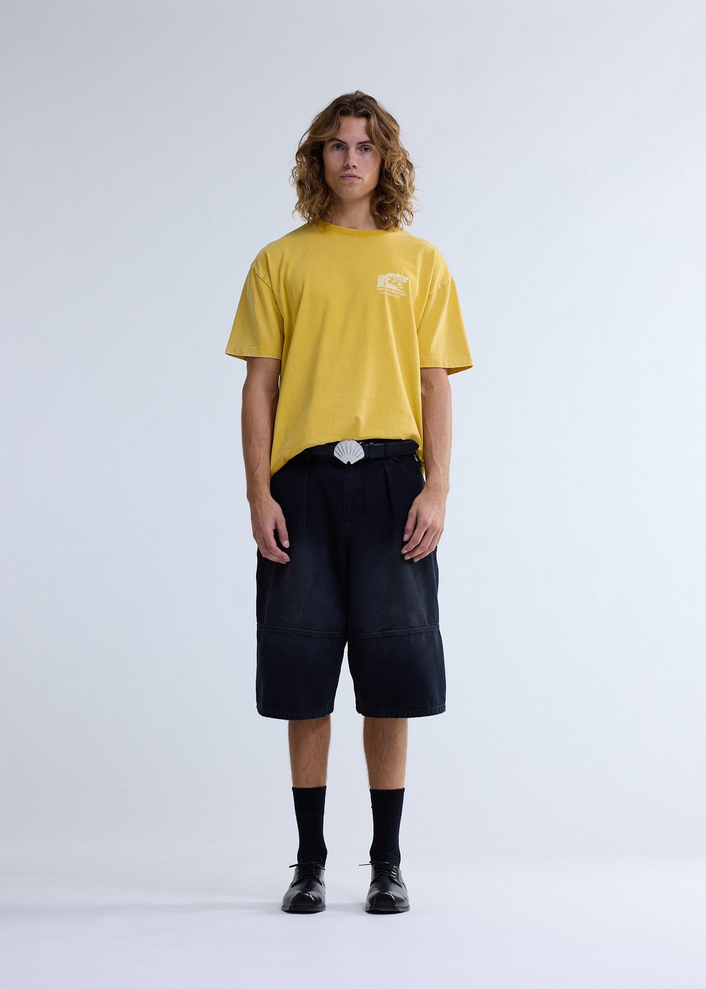 BEACH SIGN TEE SUN YELLOW | Yellow