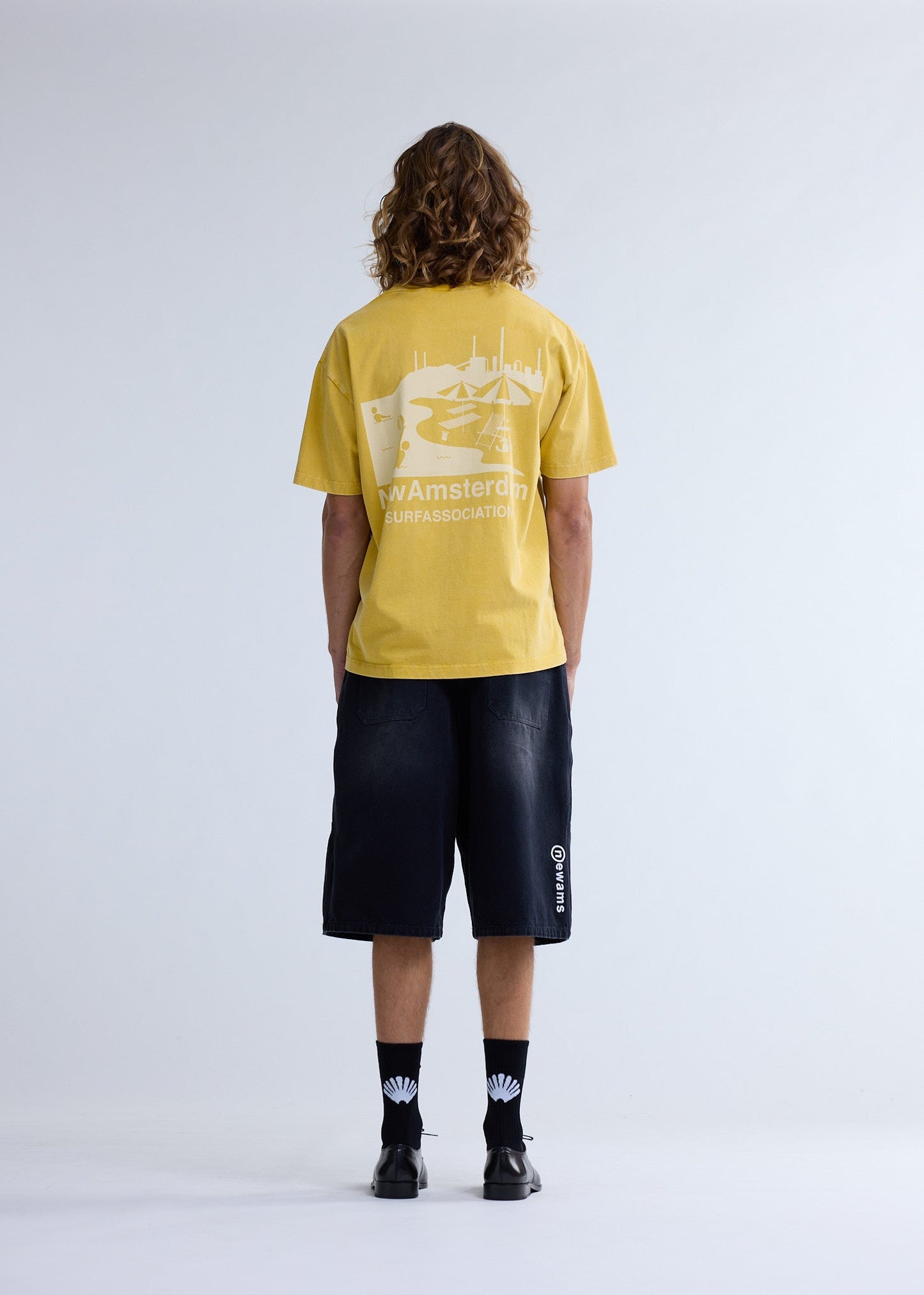 BEACH SIGN TEE SUN YELLOW | Yellow