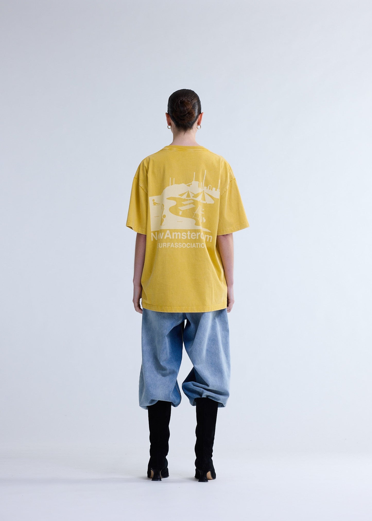 BEACH SIGN TEE SUN YELLOW | Yellow