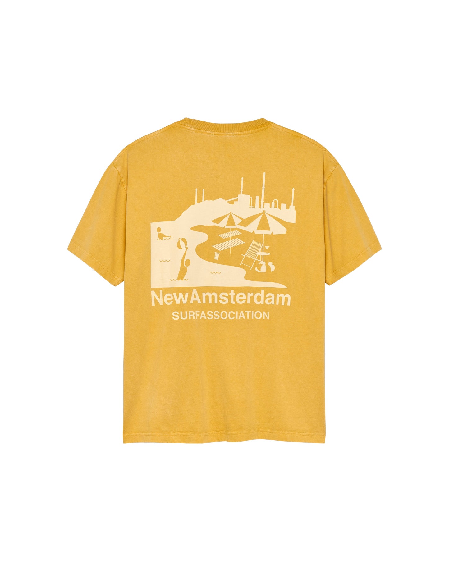 BEACH SIGN TEE SUN YELLOW | Yellow