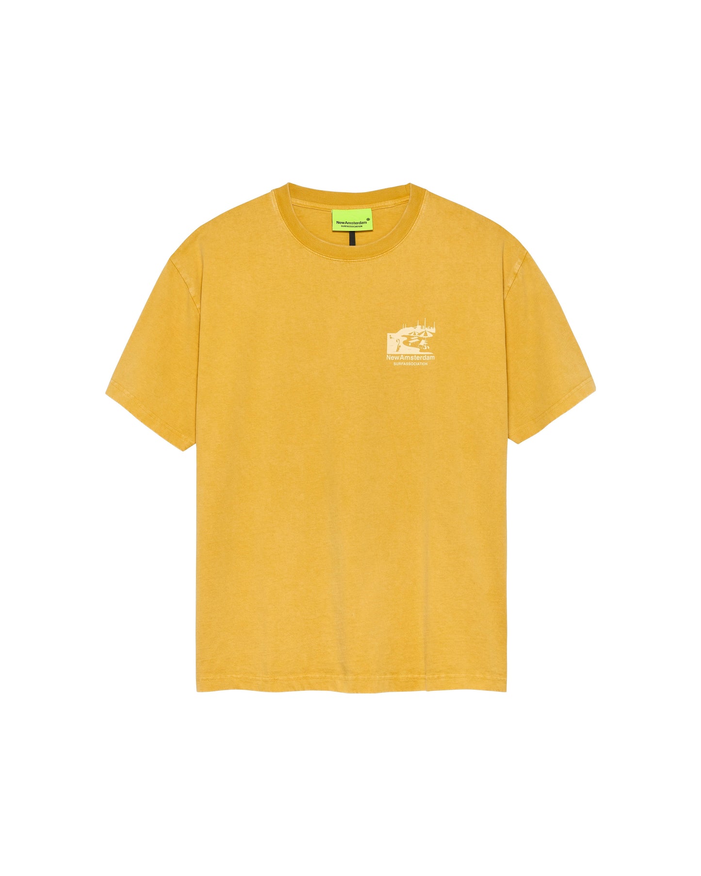 BEACH SIGN TEE SUN YELLOW | Yellow