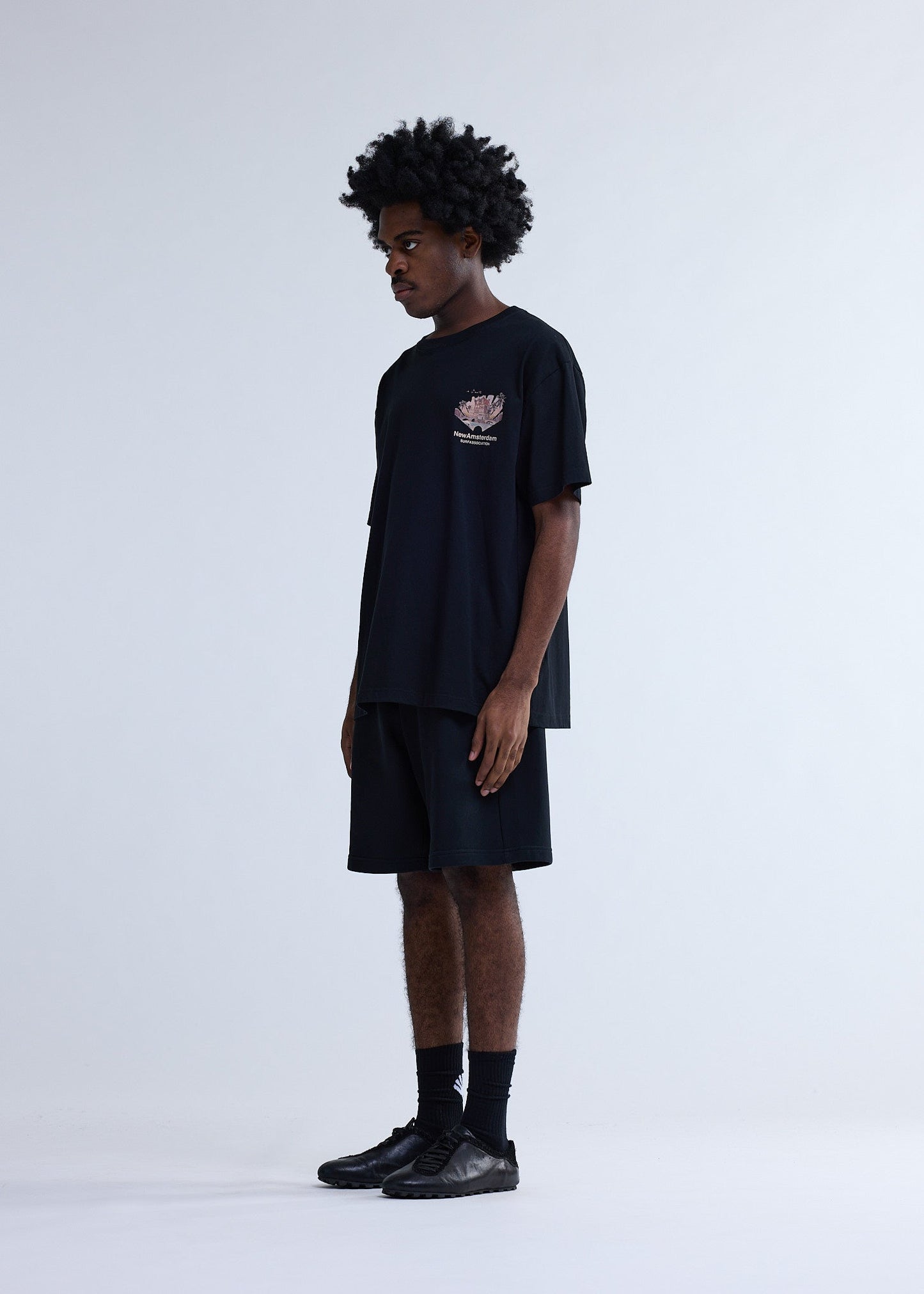 TROPICAL TEE BLACK | Black