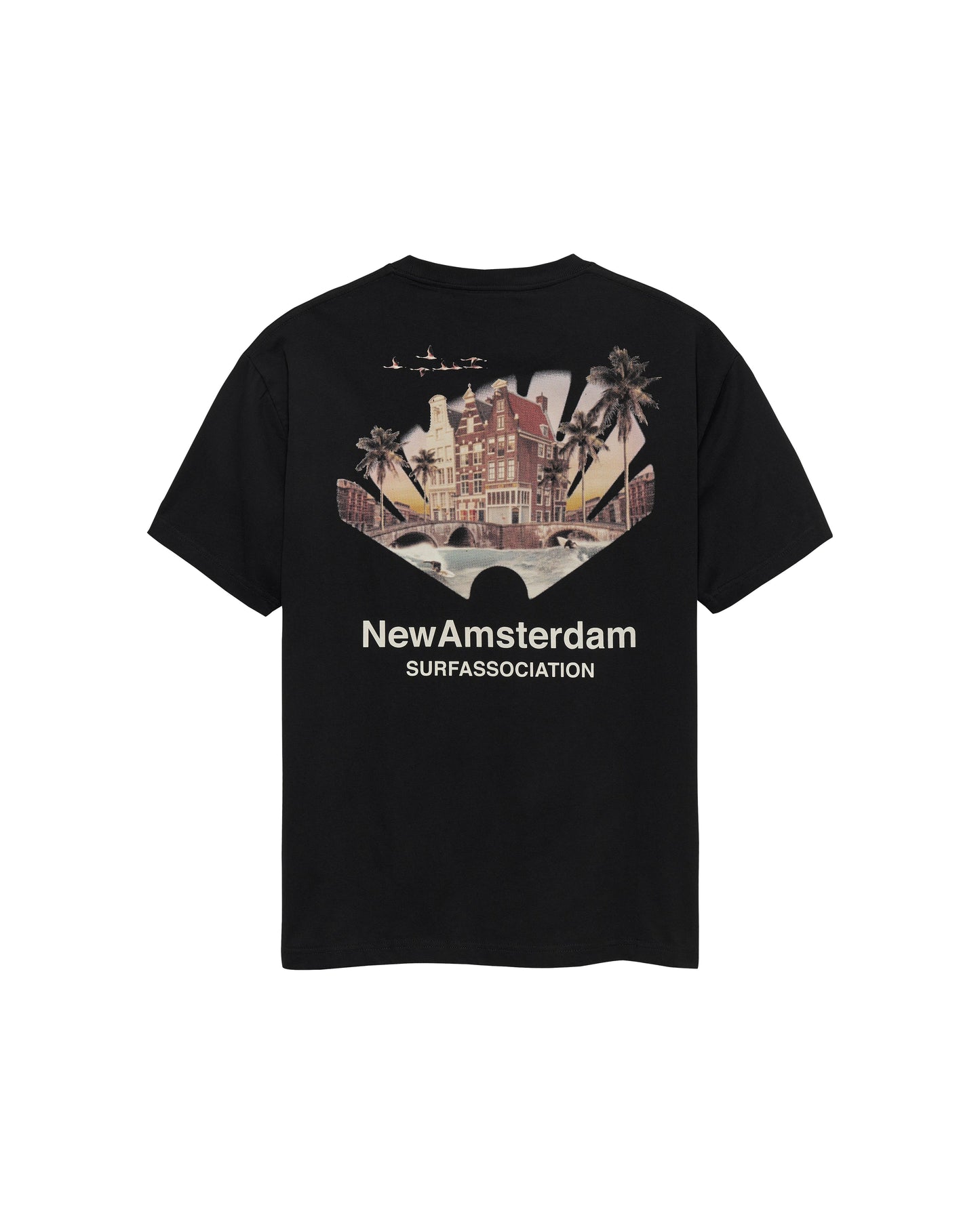 TROPICAL TEE BLACK | Black