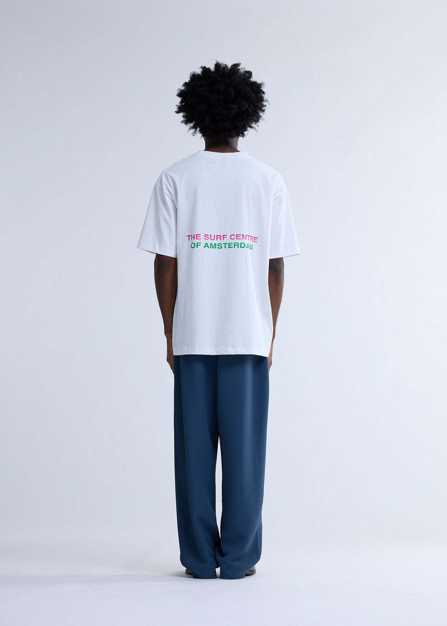 SURF CENTRE TEE WASHED WHITE | Washed White