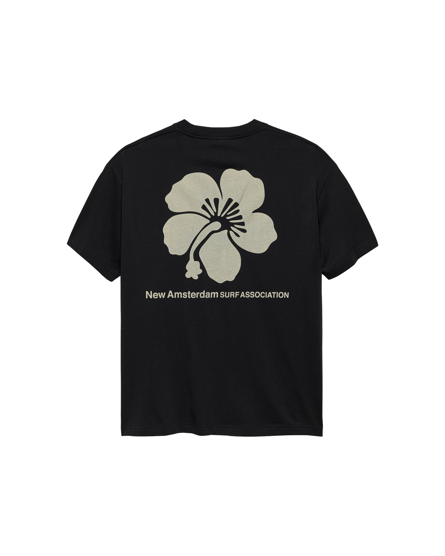 HIBISCUS TEE BLACK | Black