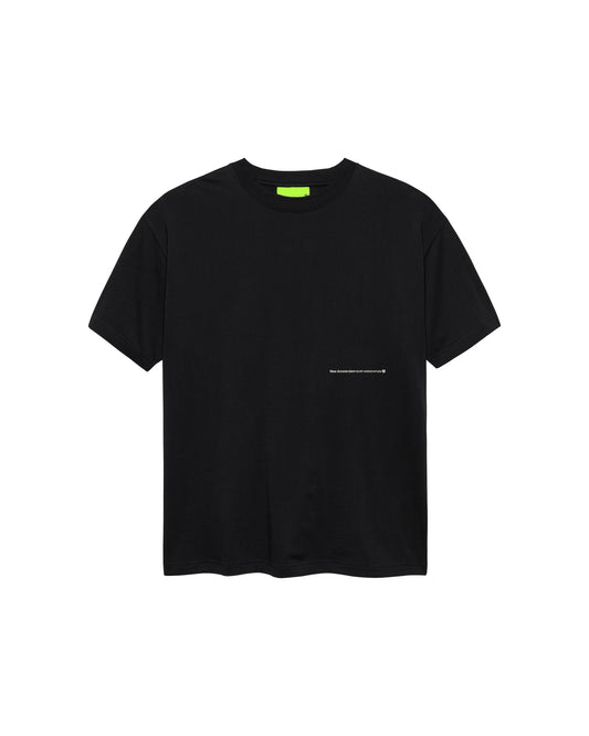 HIBISCUS TEE BLACK | Black