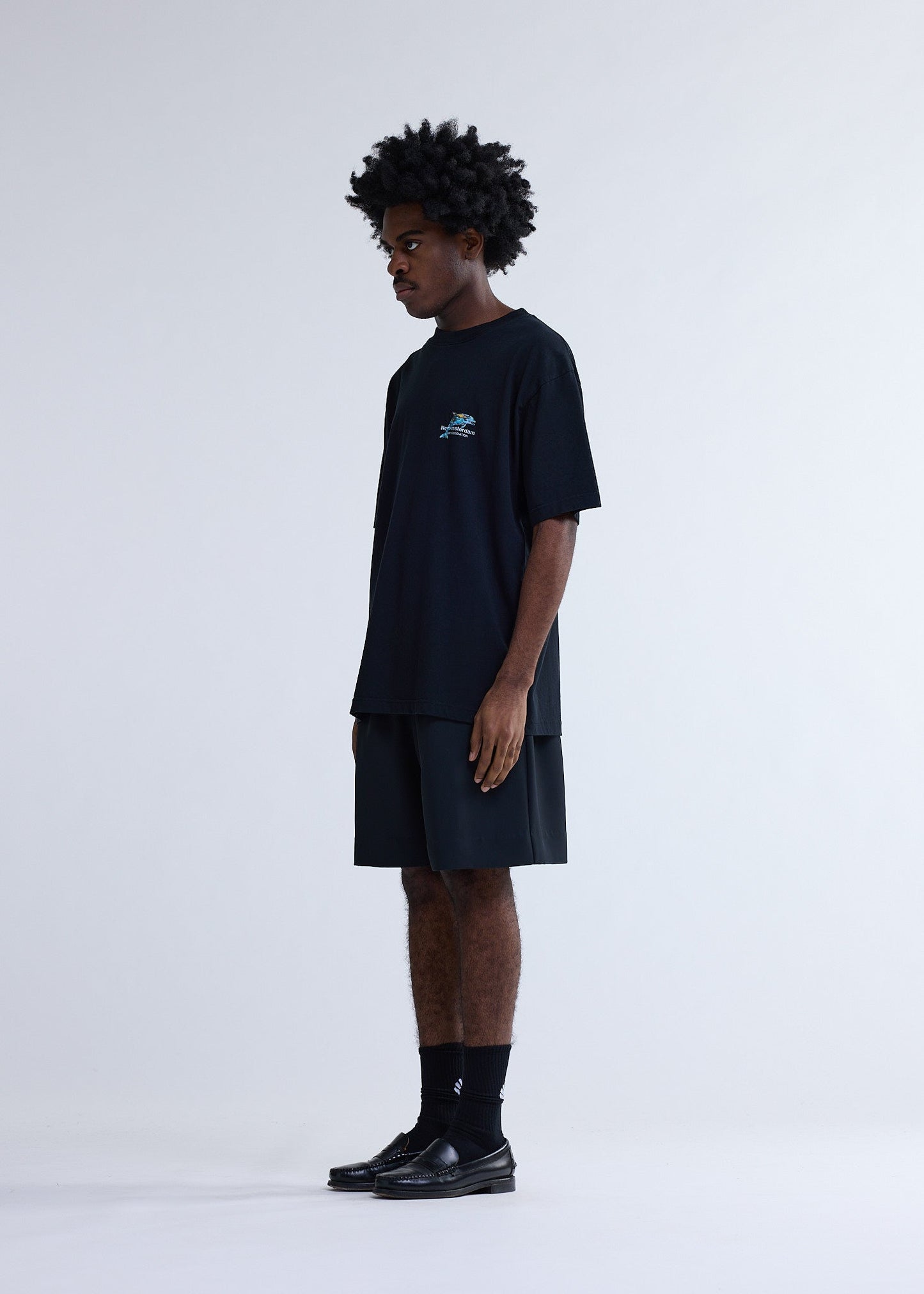 DOLPHIN TEE BLACK | Black
