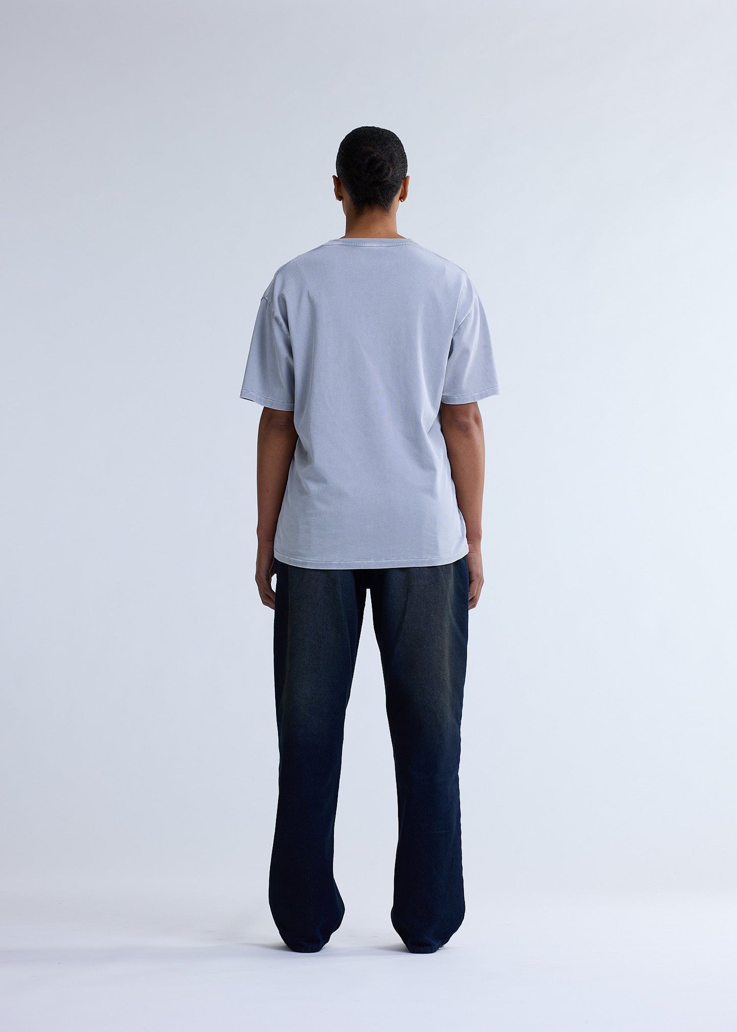 CHOP TEE WASHED GREY | Washed grey