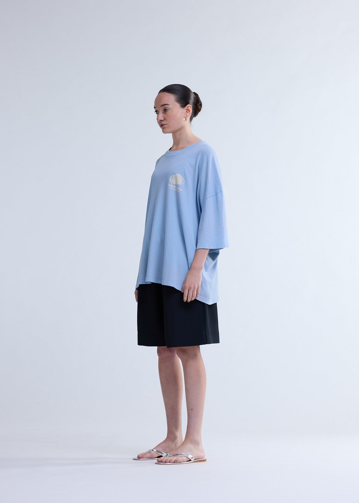 CORPORATE LOGO TEE BABY BLUE | Baby blue