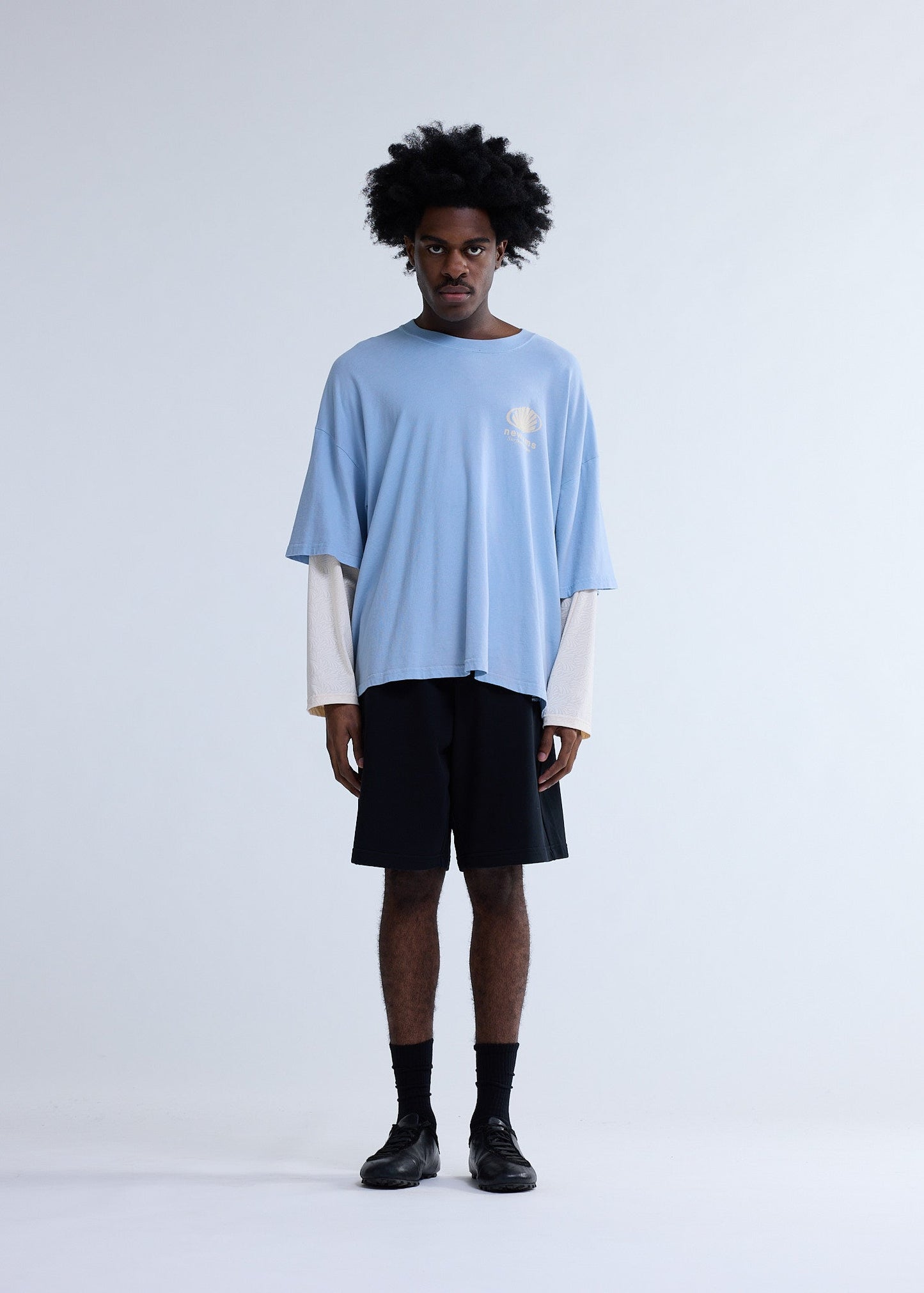 CORPORATE LOGO LONGSLEEVE BABY BLUE | Baby blue