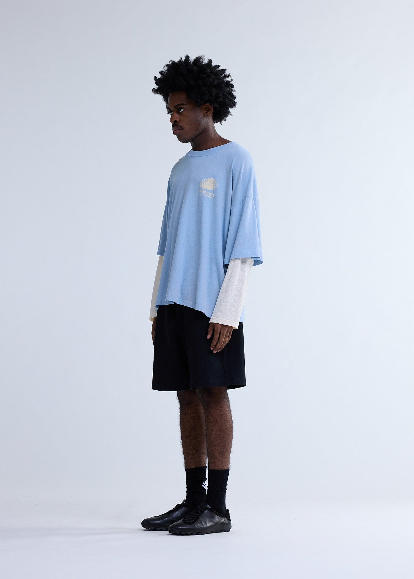 CORPORATE LOGO LONGSLEEVE BABY BLUE | Baby blue
