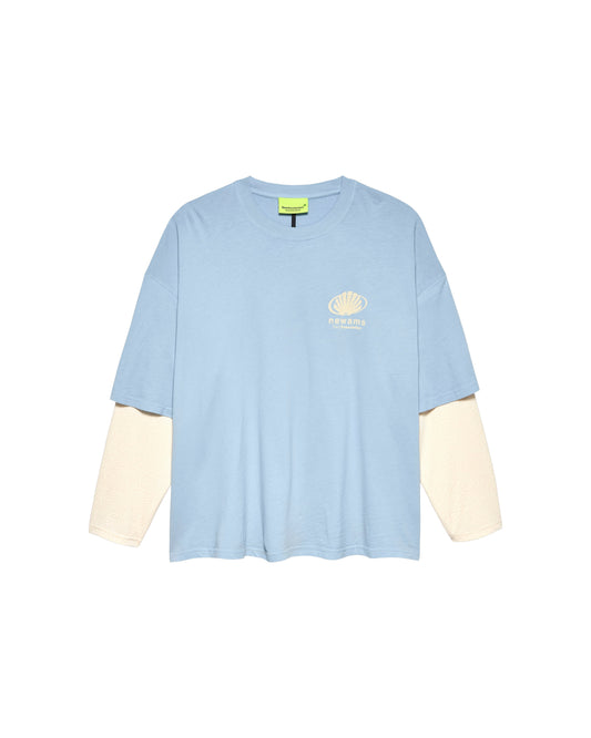 CORPORATE LOGO LONGSLEEVE BABY BLUE | Baby blue