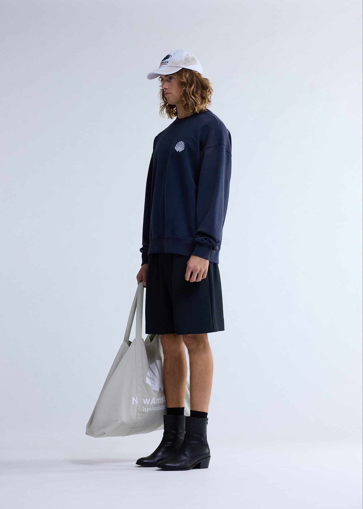 LOGO CREWNECK NAVY | Navy