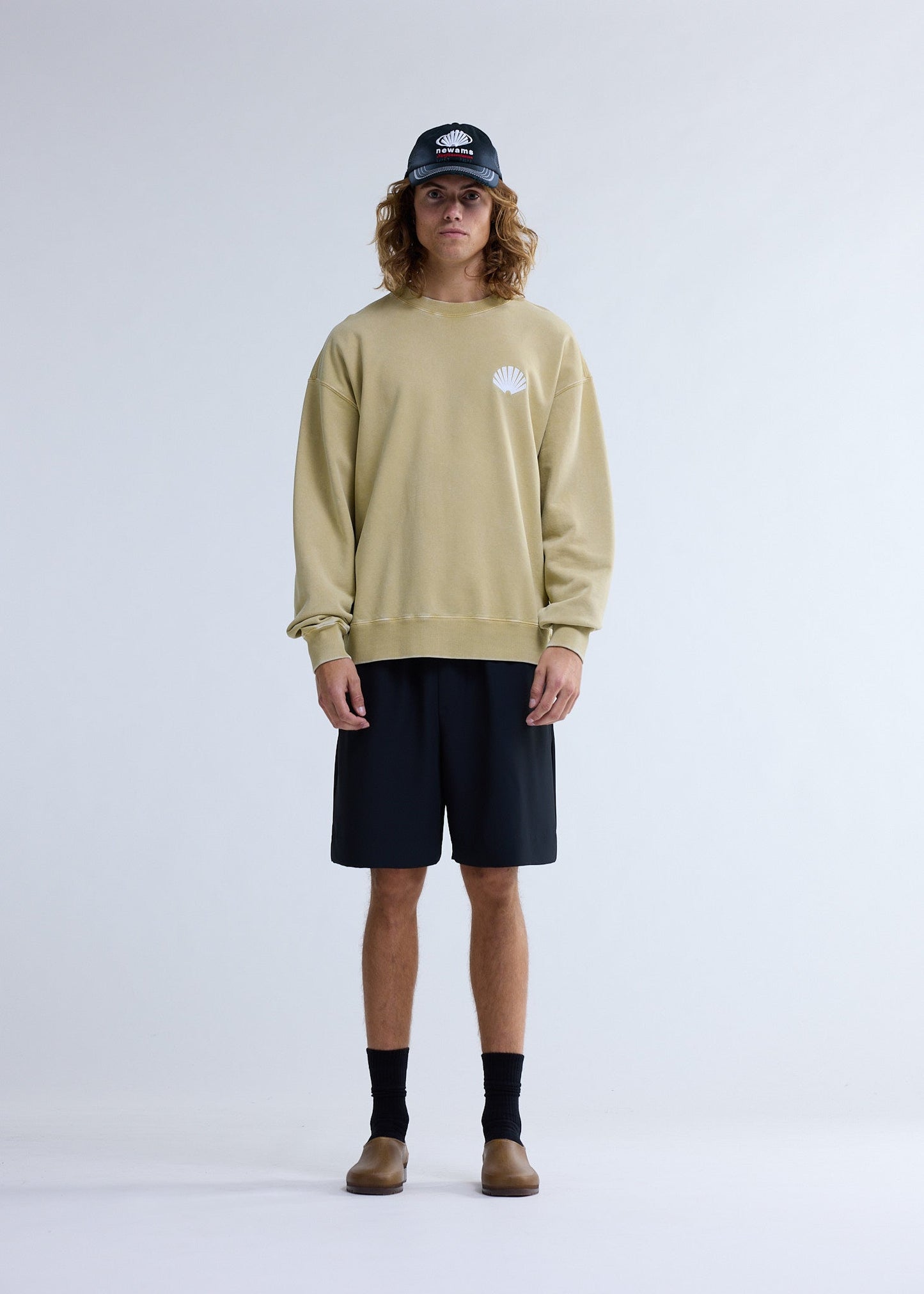 LOGO CREWNECK YELLOW STONE | Yellow