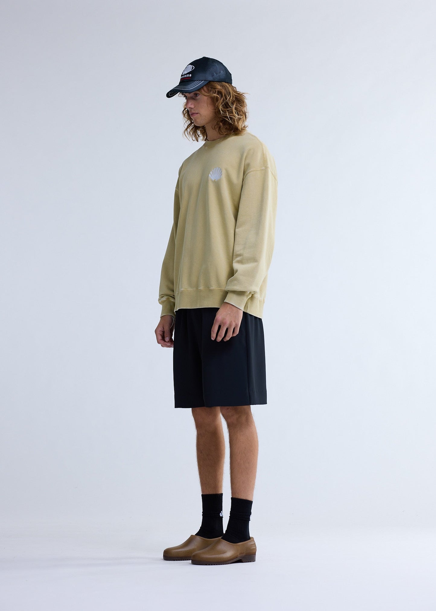 LOGO CREWNECK YELLOW STONE | Yellow