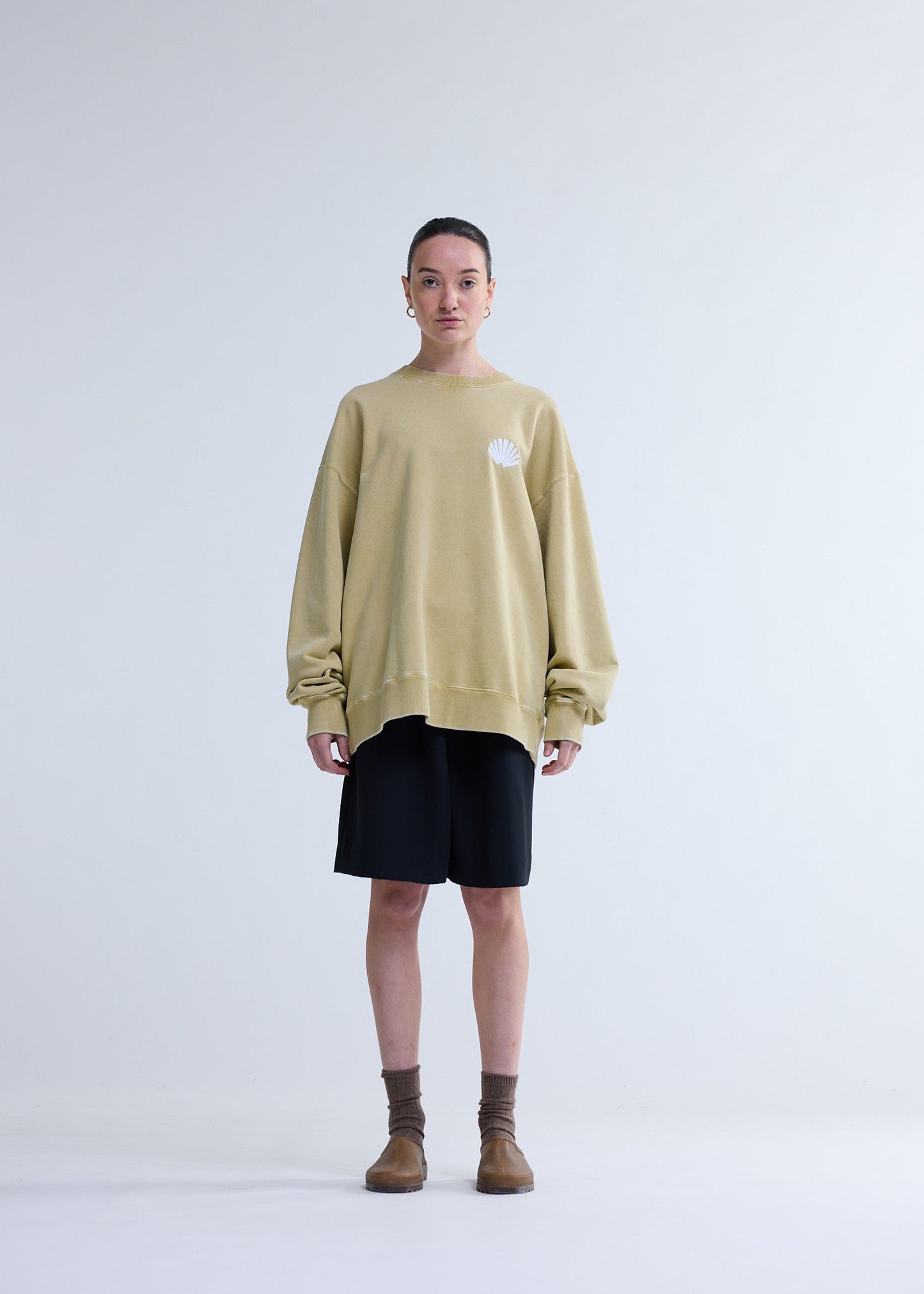 LOGO CREWNECK YELLOW STONE | Yellow